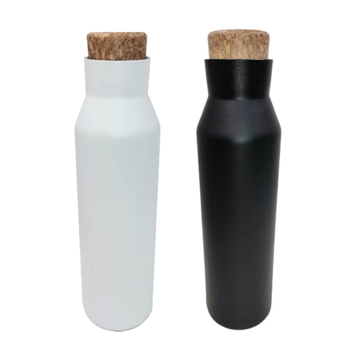 Willard Flashes Engraved 20 oz. Stainless Bottle With Faux Cork Screw Top