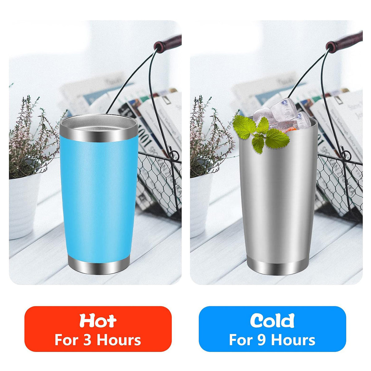 Create Your Own Engraved 20 oz Stainless Steel Tumbler - Custom Personalized Drinkware with Bulk Discounts
