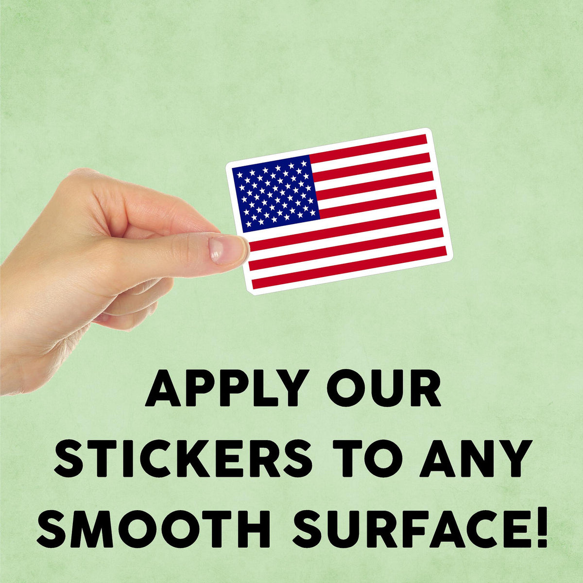 American Flag Mini Sticker