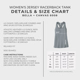 Seneca East Cheer Dark Grey Heather Women’s Jersey Racerback Tank