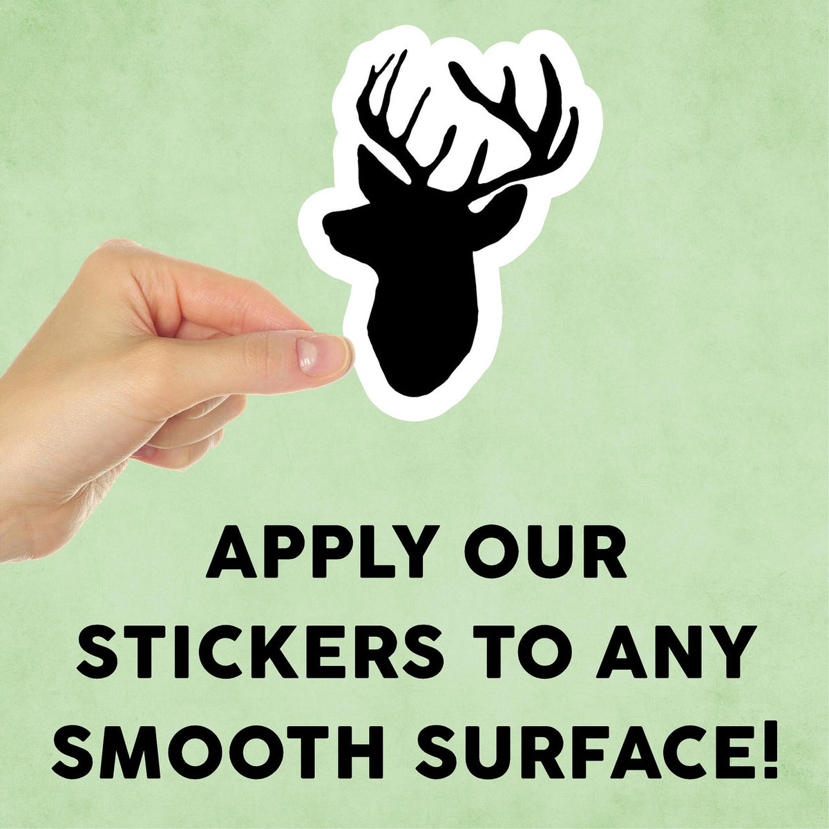 Buck Head Mini Sticker