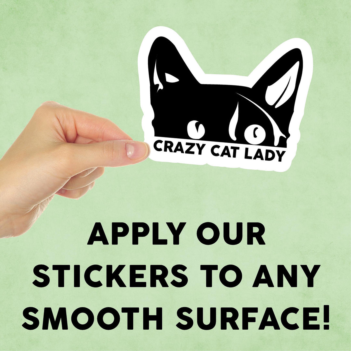 Crazy Cat Lady Mini Sticker