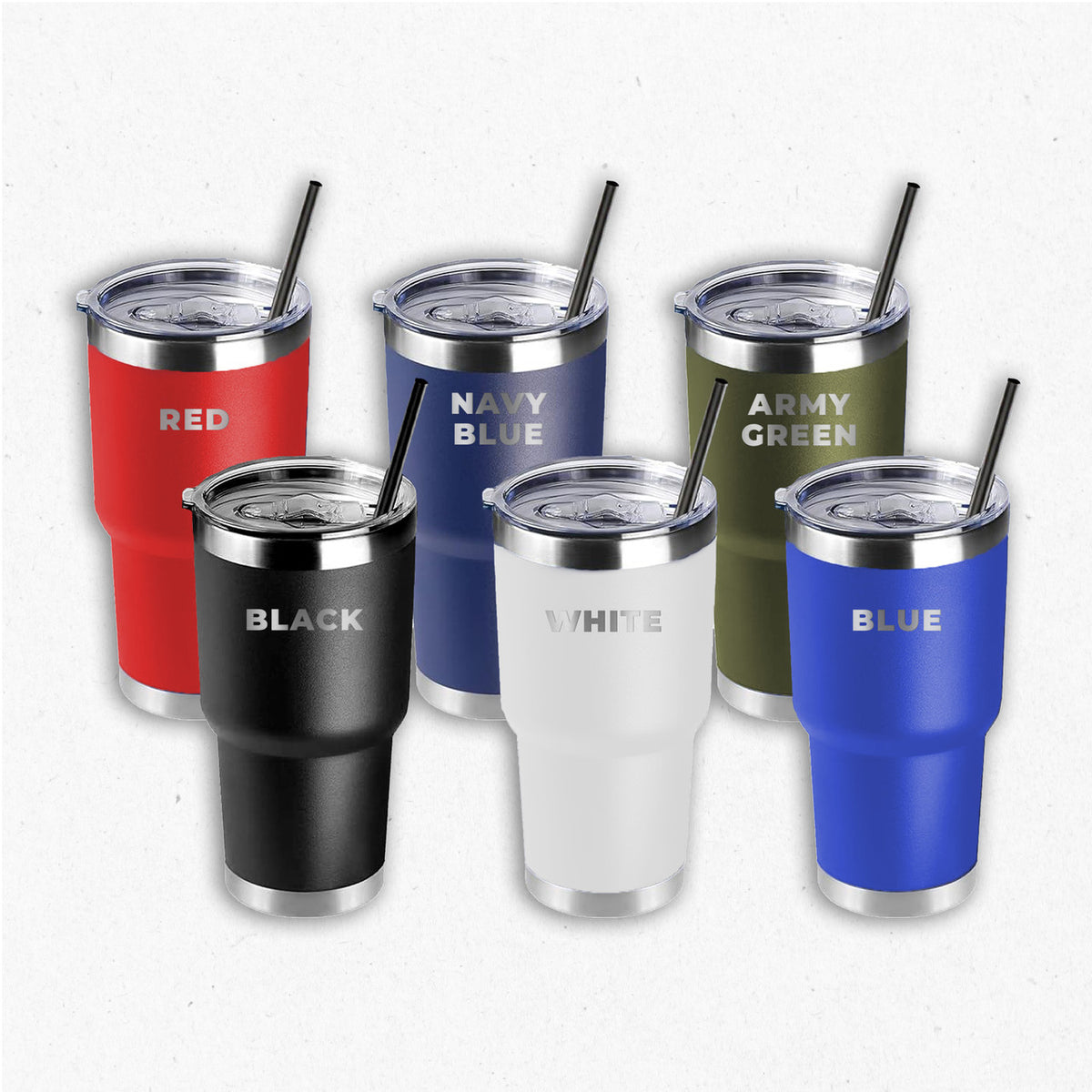 Create Your Own Custom Engraved 30 oz Stainless Steel Tumbler Personalized Drinkware with Bulk Discounts