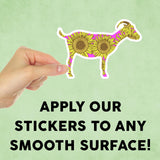 Daisy Goat Mini Sticker