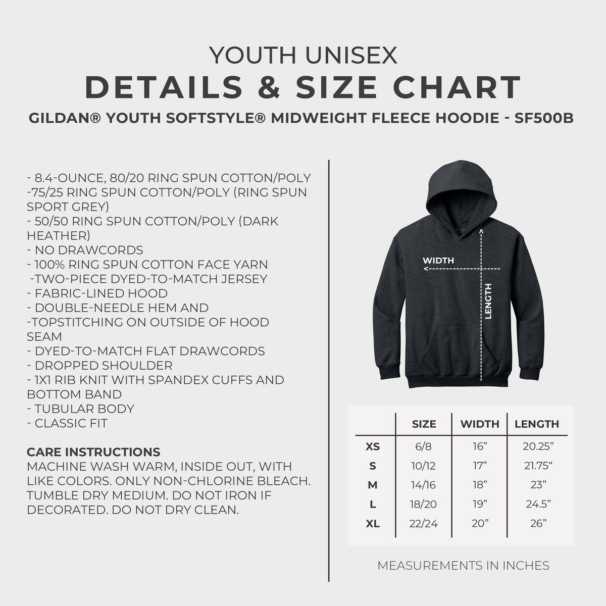 NWO Rampage Youth Unisex Gildan® Softstyle® Midweight Pullover Hooded Sweatshirt - Pink Lemonade