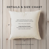 Custom Family Names Christmas Tree Pillow