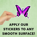 Pink Butterfly Mini Sticker