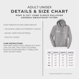 Seneca East Cheer Athletic Heather Unisex Hooded Sweatshirt