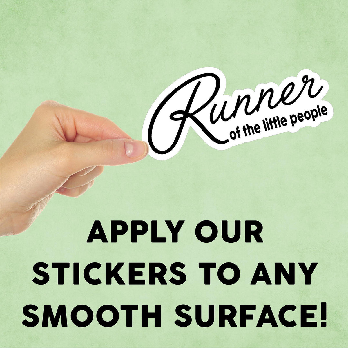 Runner of the Little People Mini Sticker