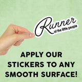 Runner of the Little People Mini Sticker
