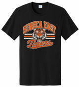Seneca East Tigers Youth - Adult Black T-Shirt