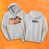 Seneca East Cheer Ash Unisex Hooded Sweatshirt
