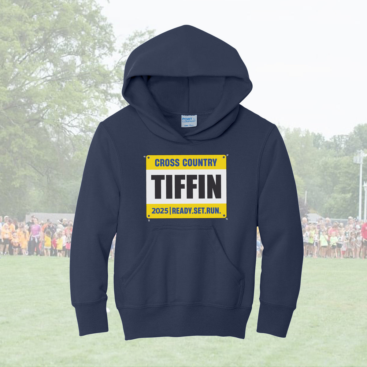 Tiffin Cross Country 2025 Basic Youth Hoodie