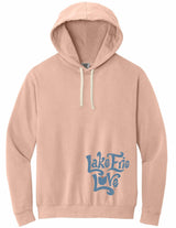 Lake Erie Love - Unisex Lightweight Peachy Hooded Sweatshirt