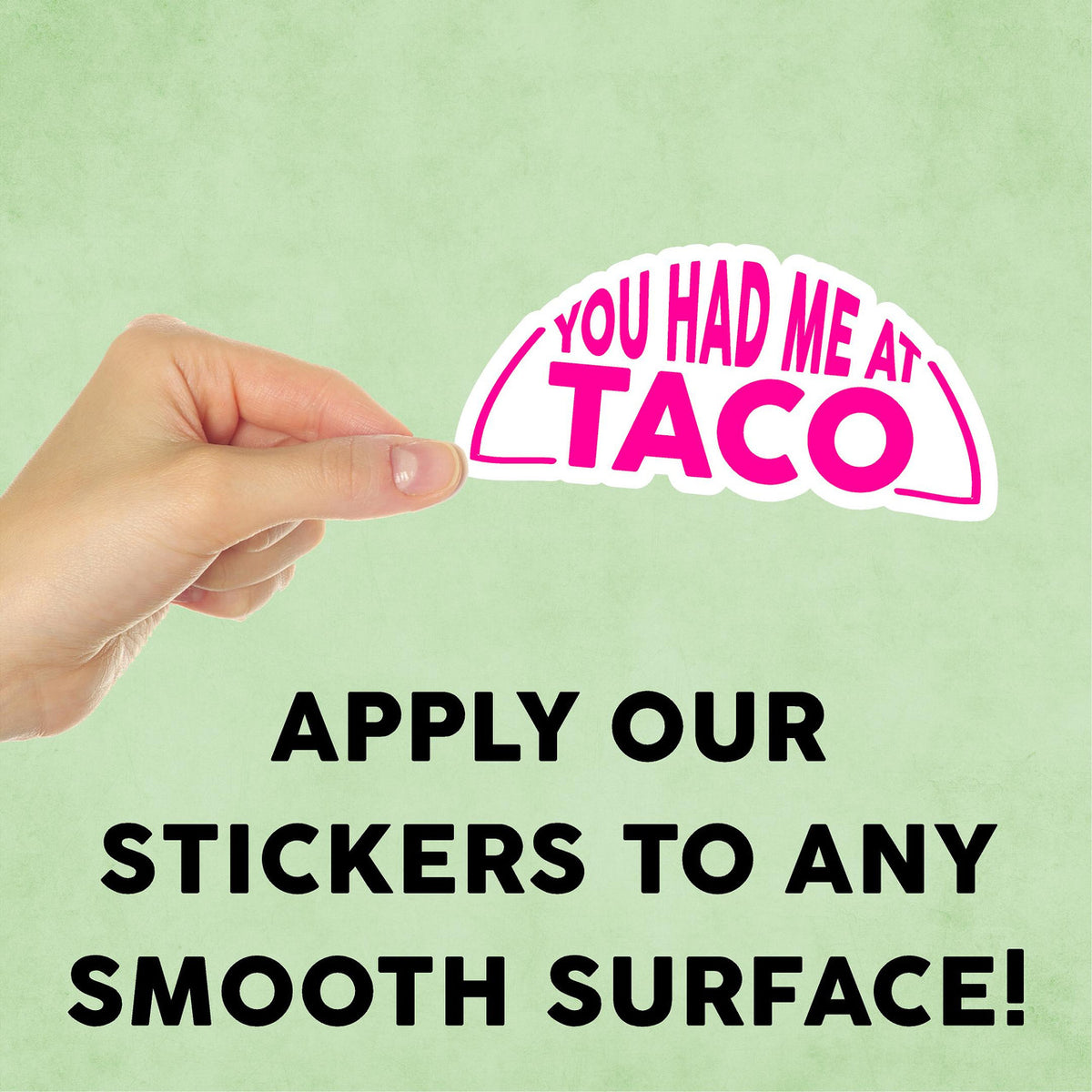 You Had Me at Taco Mini Sticker