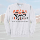 Seneca East All Sports Ash Crew Sweatshirt