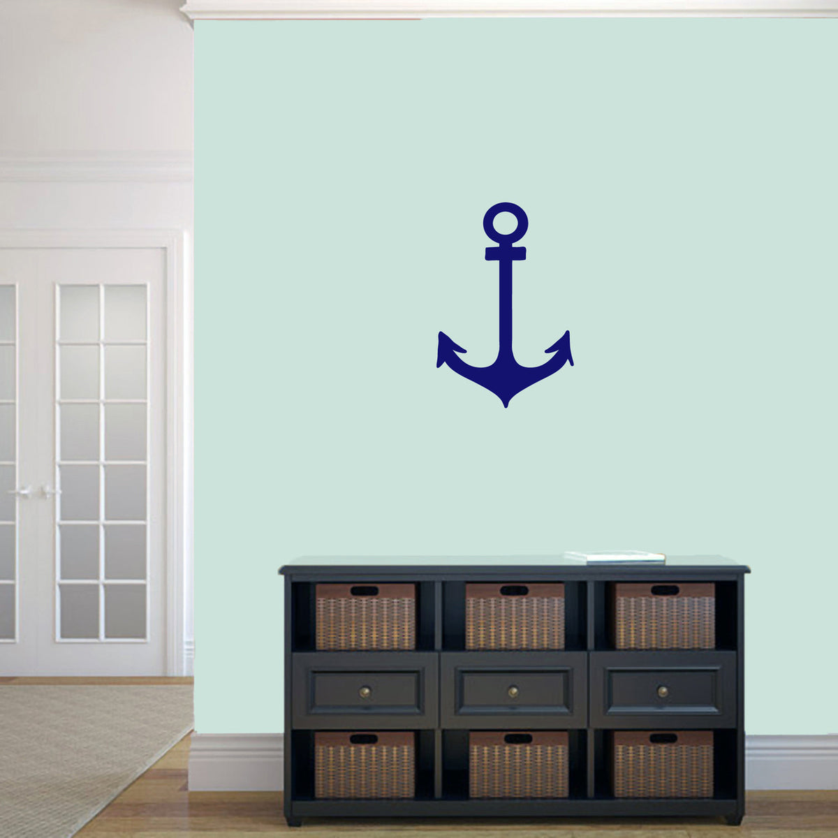 Anchor Wall Decal 12" wide x 18" tall Sample Image