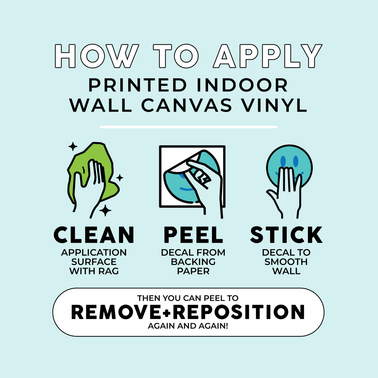 Printed Arch Wall Decal- Peel - Stick - Remove - Replace