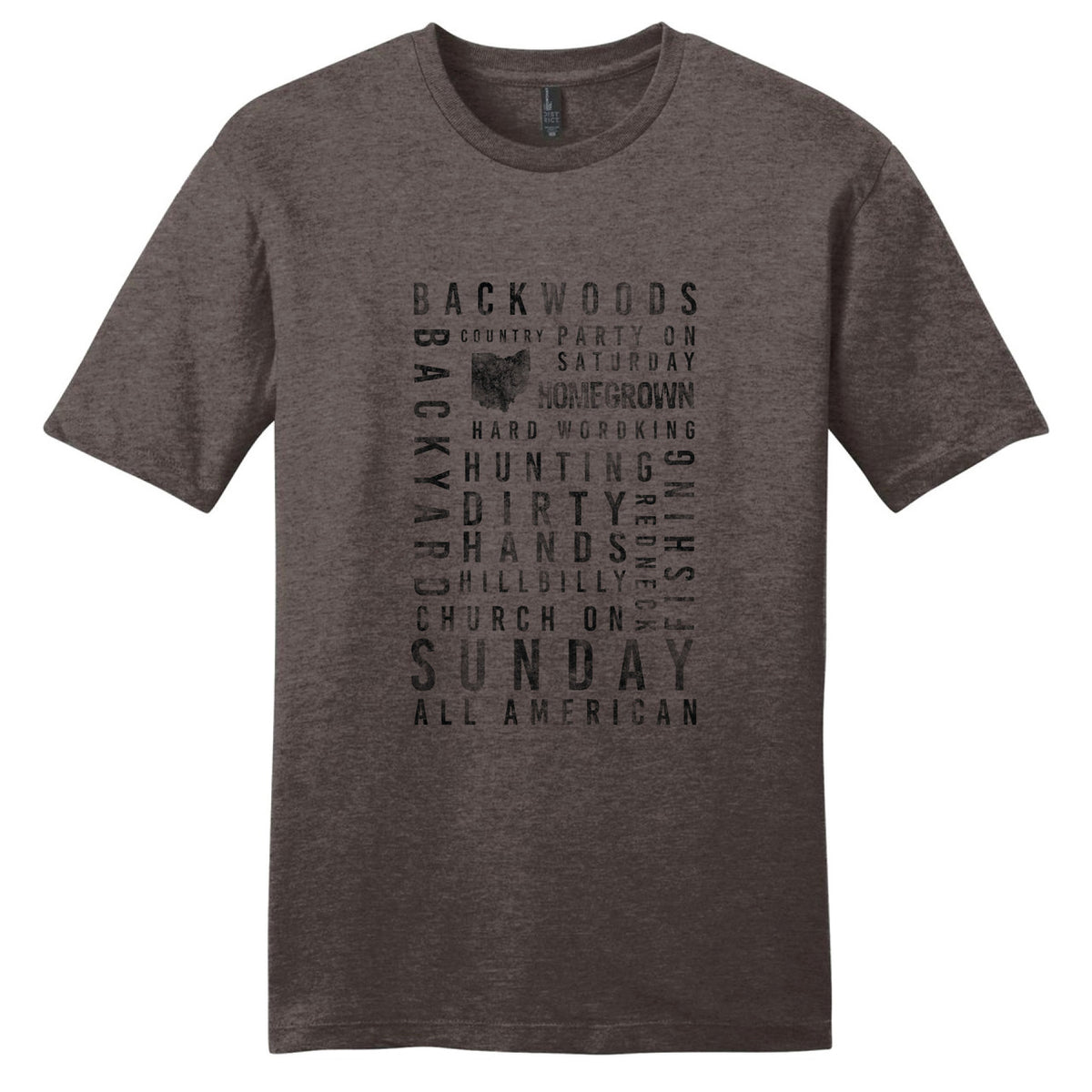 Heathered Brown Backwoods T-Shirt
