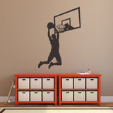 Basketball Slam Dunk Wall Decal