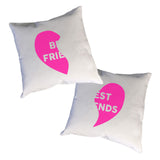 Best Friends Heart Pillow Set