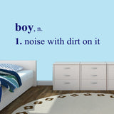 Boy Wall Decals Wall Stickers 72" wide x 18" tall Sample Image