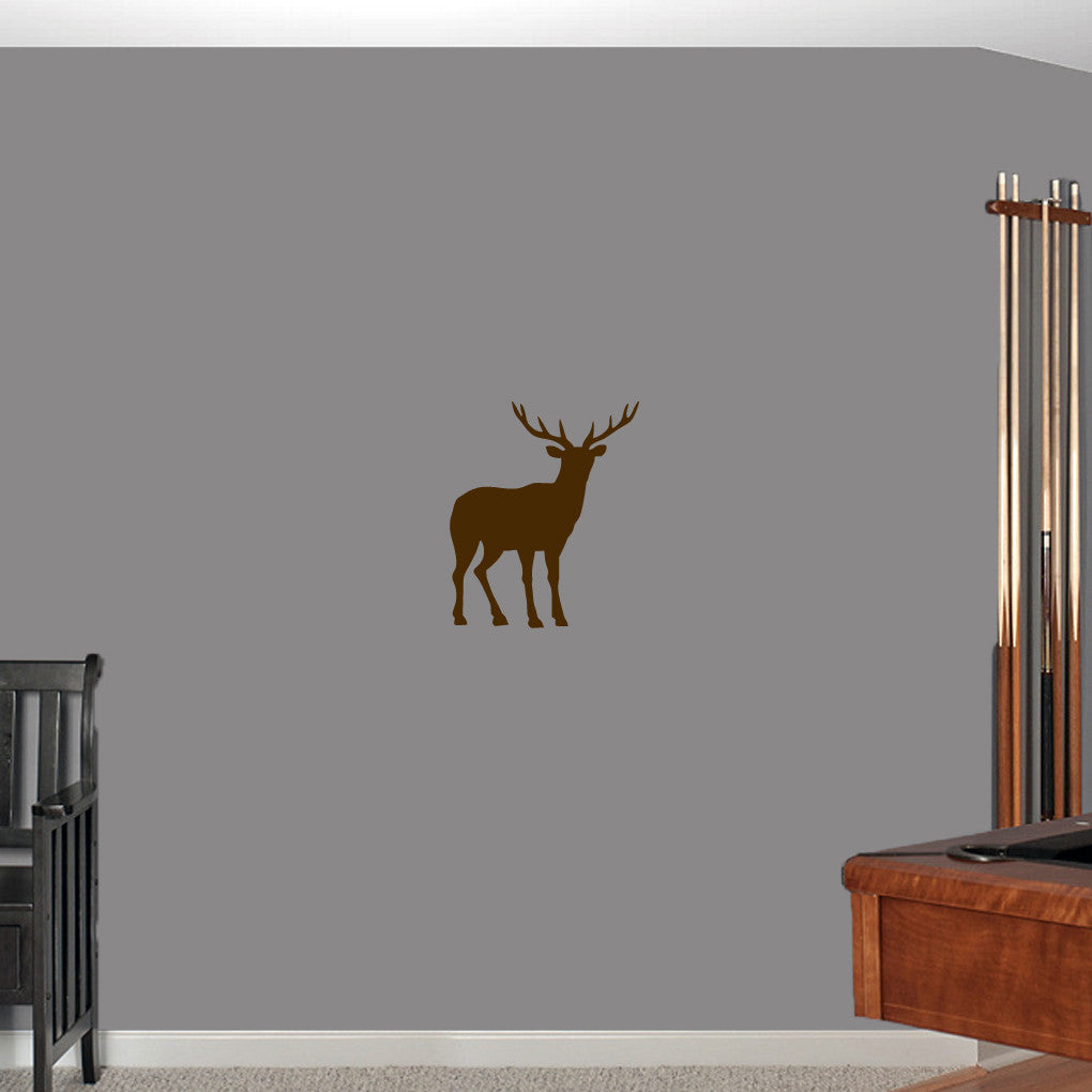 Buck Wall Decals 15" wide x 18" tall Sample Image