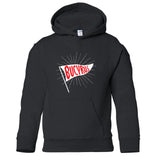 Bucyrus Pennant Youth Unisex Hooded Sweatshirt