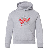 Bucyrus Pennant Youth Unisex Hooded Sweatshirt