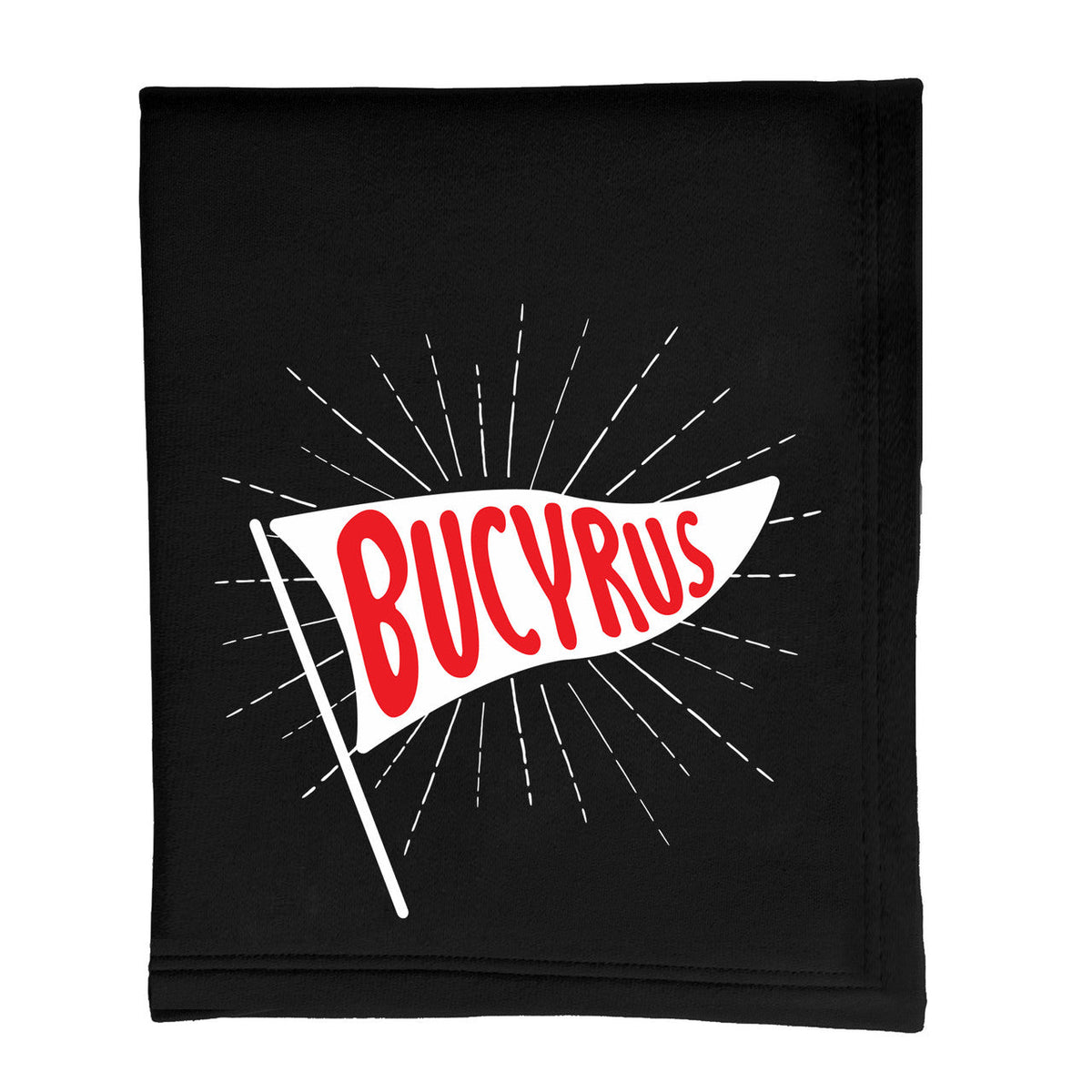 Bucyrus Pennant Fleece Sweatshirt Blanket
