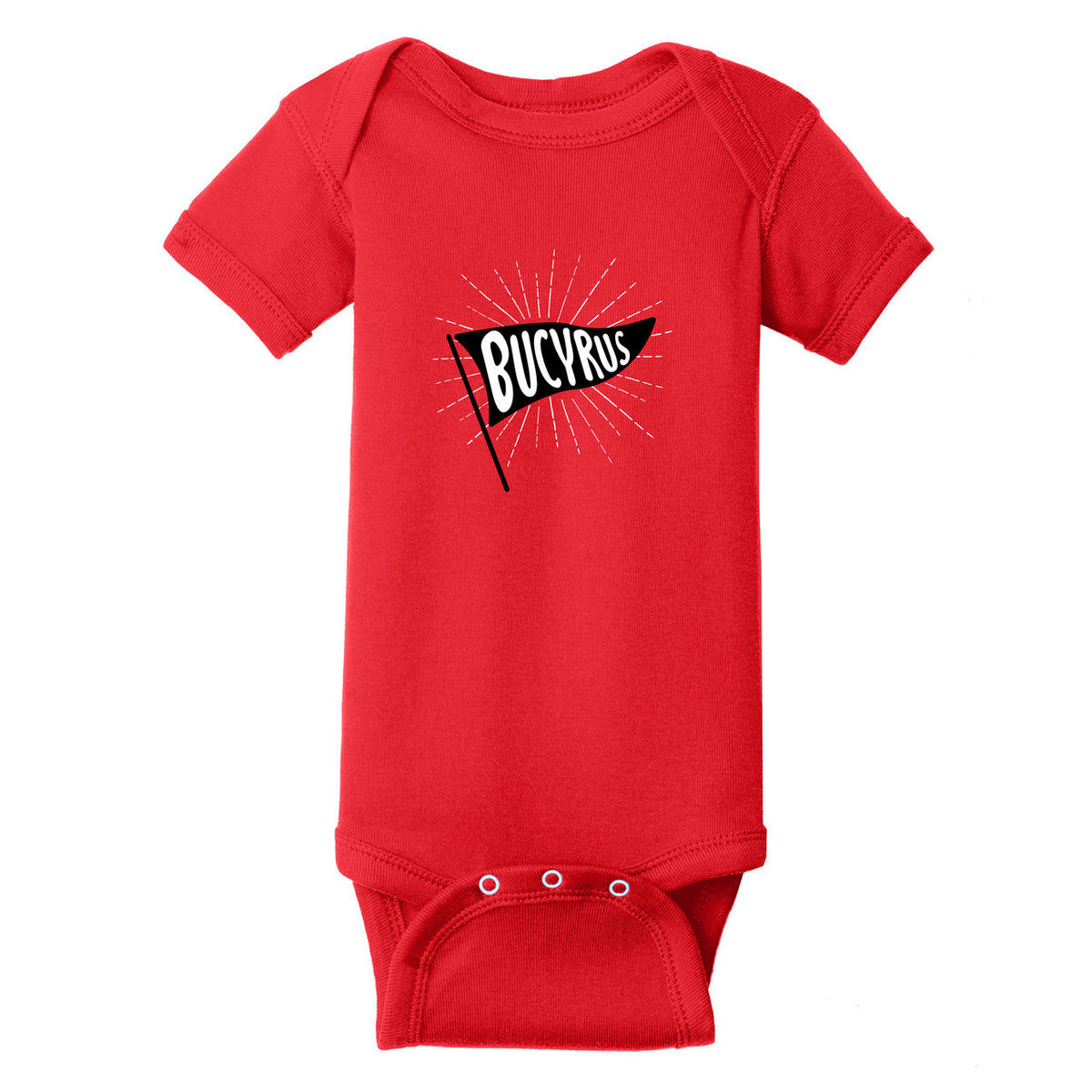 Bucyrus Pennant Infant Bodysuit T-Shirt