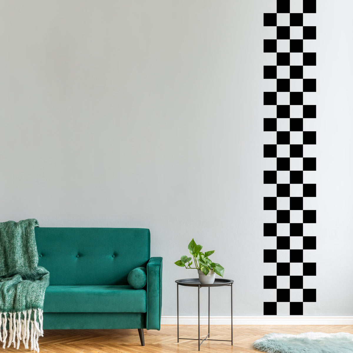 Checkerboard Pattern Wall Decal
