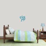 Choose Joy Wall Decal 12" wide x 12" tall Sample Image