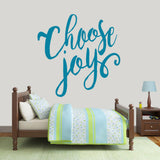 Choose Joy Wall Decal 48" wide x 48" tall Sample Image