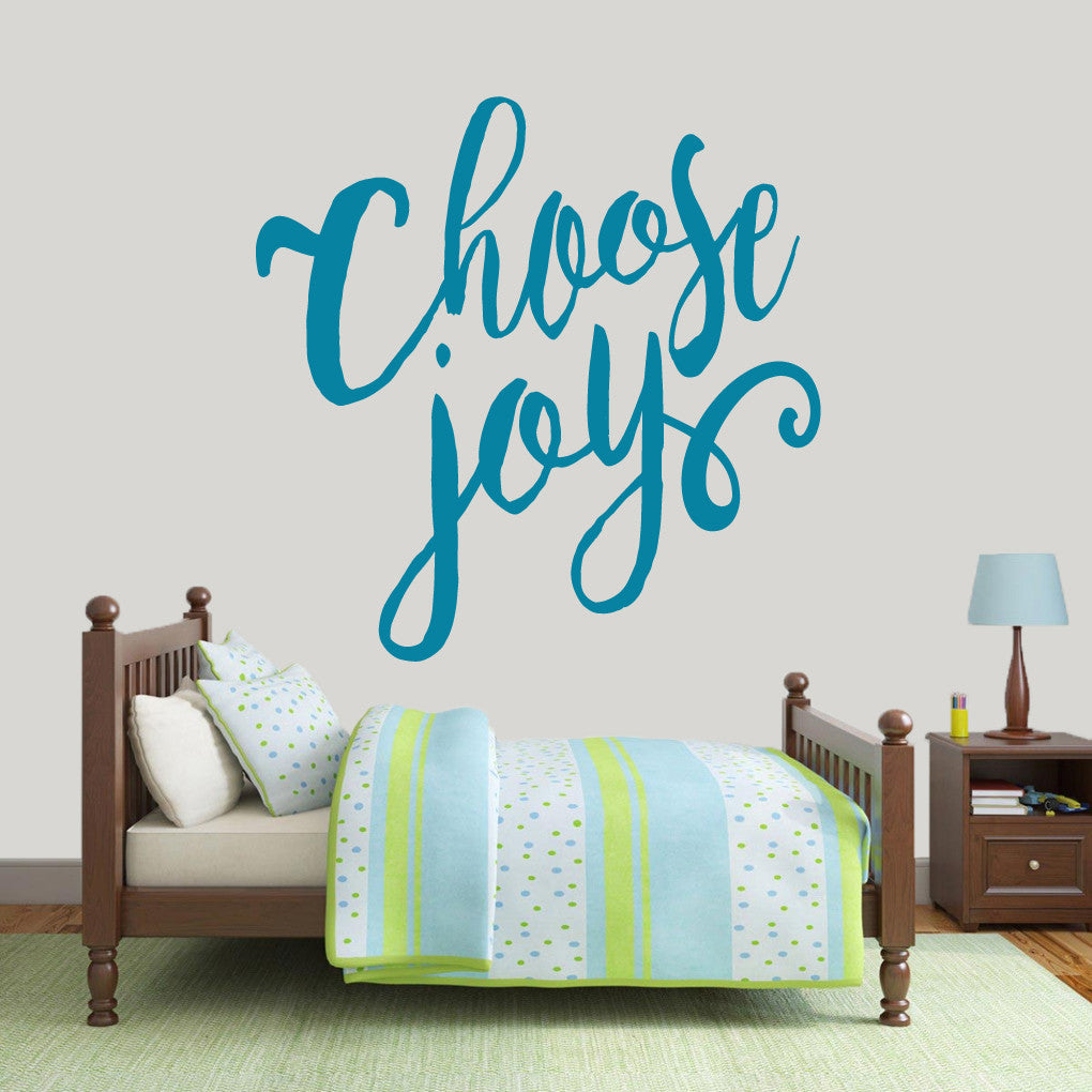 Choose Joy Wall Decal 48" wide x 48" tall Sample Image