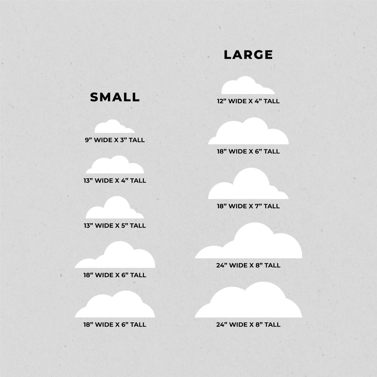 Clouds Set Wall Decals