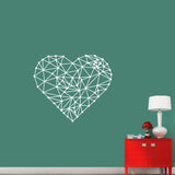 Connect The Dots Heart Wall Decal 48" wide x 41" tall Sample Image