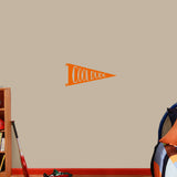 Cool Dude Pennant Flag Wall Decal 24" wide x 11" tall Sample Image