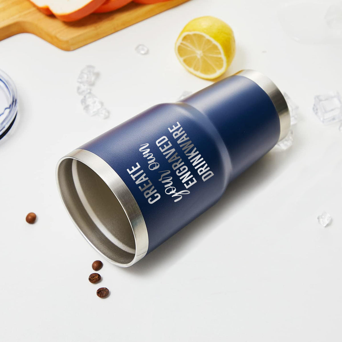 Create Your Own Custom Engraved 30 oz Stainless Steel Tumbler Personalized Drinkware with Bulk Discounts