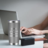 Create Your Own Engraved 20 oz Stainless Steel Tumbler - Custom Personalized Drinkware with Bulk Discounts