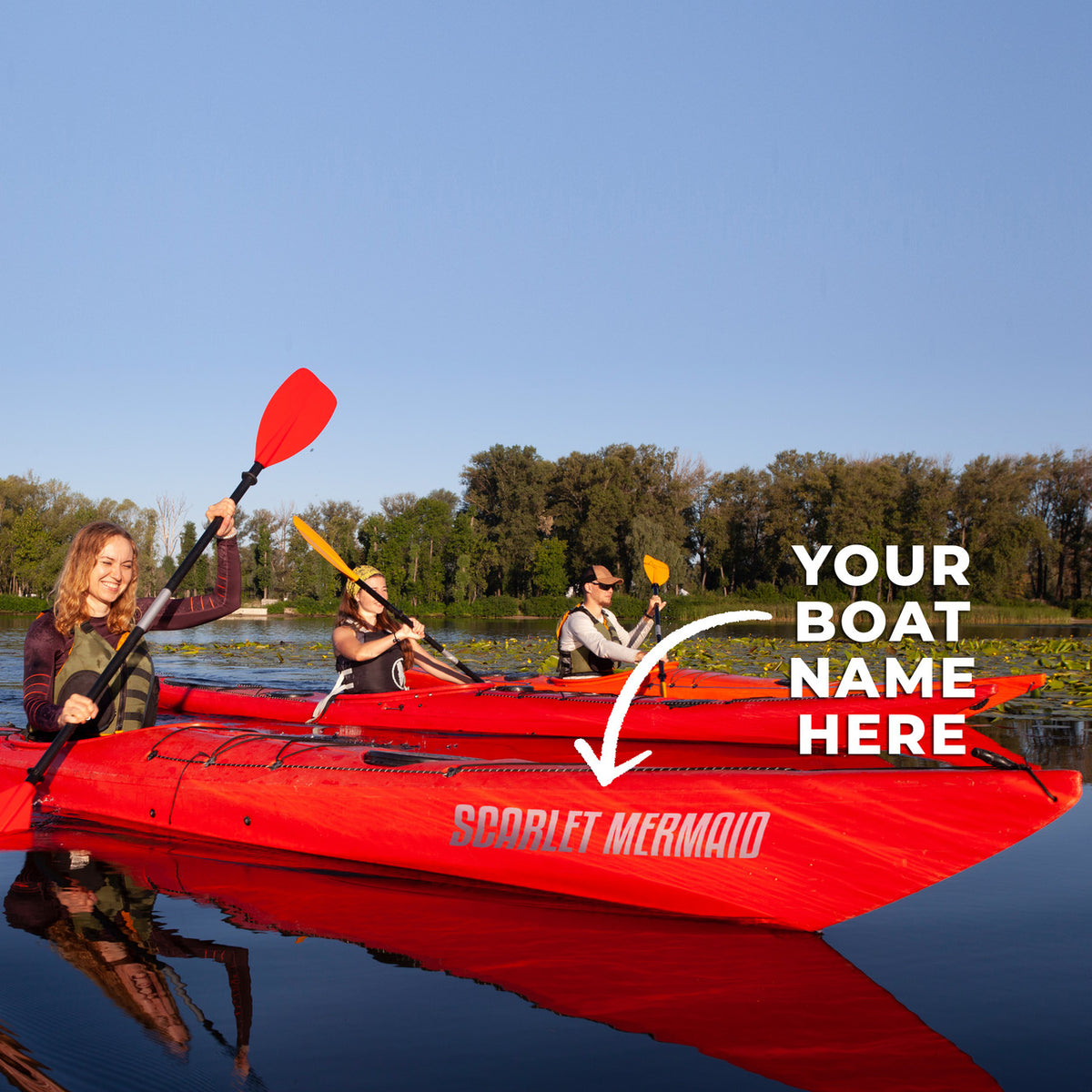 Custom Boat Name Decal