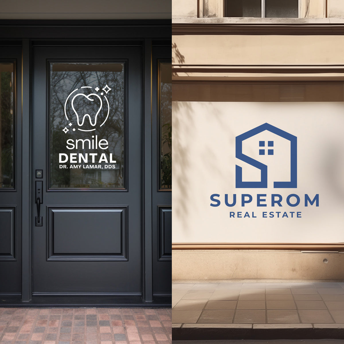 Custom Business Logo Window Decal