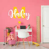 Custom Name and Monogram Wall Decal