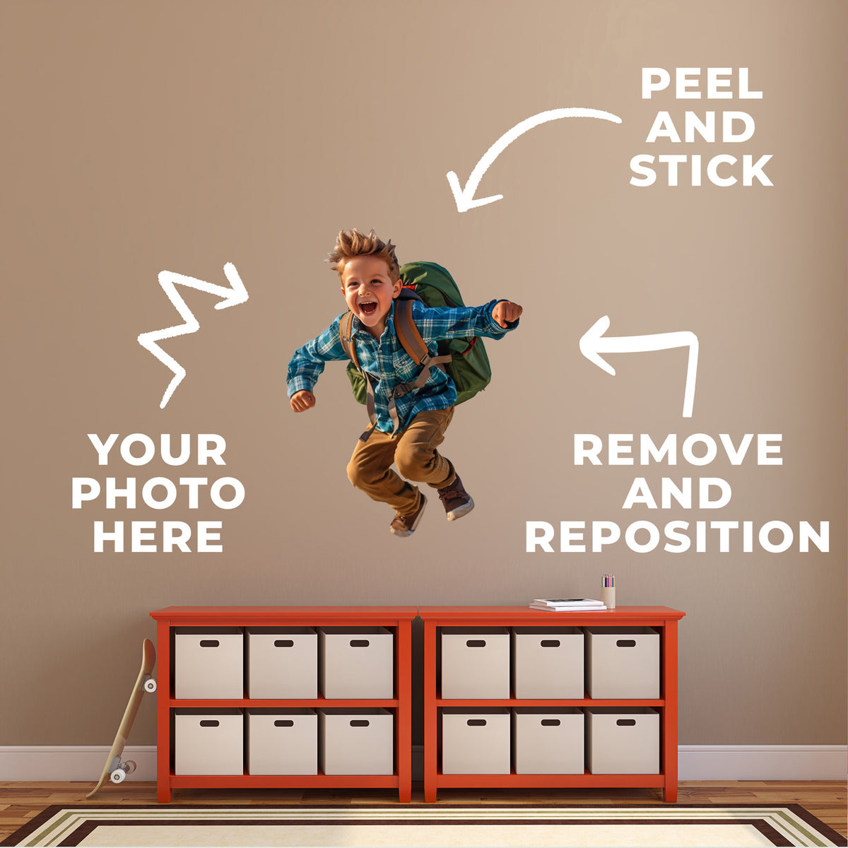 Custom Cutout Photo Indoor Wall Decal