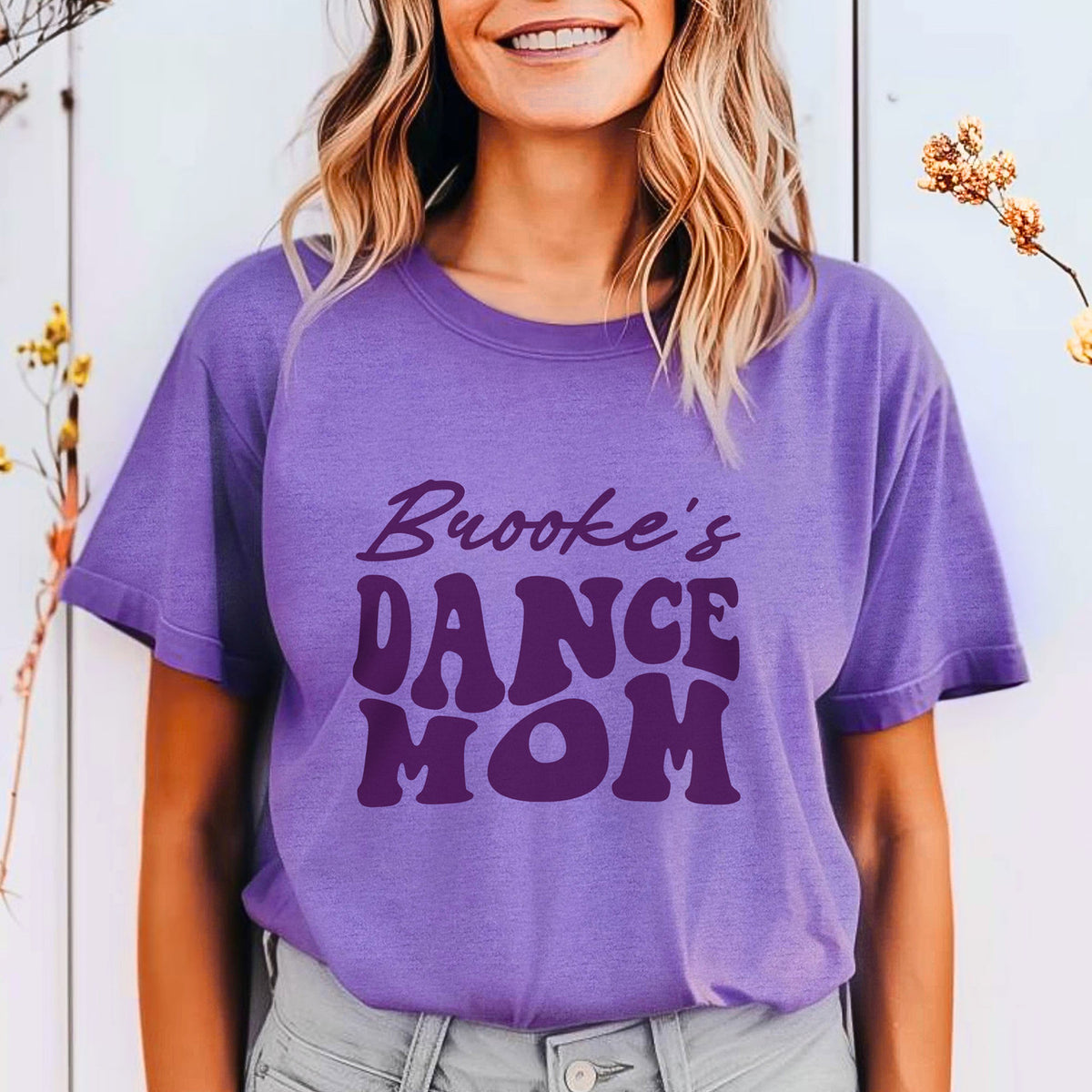 Custom Name Dance Mom Basic Unisex T-Shirt