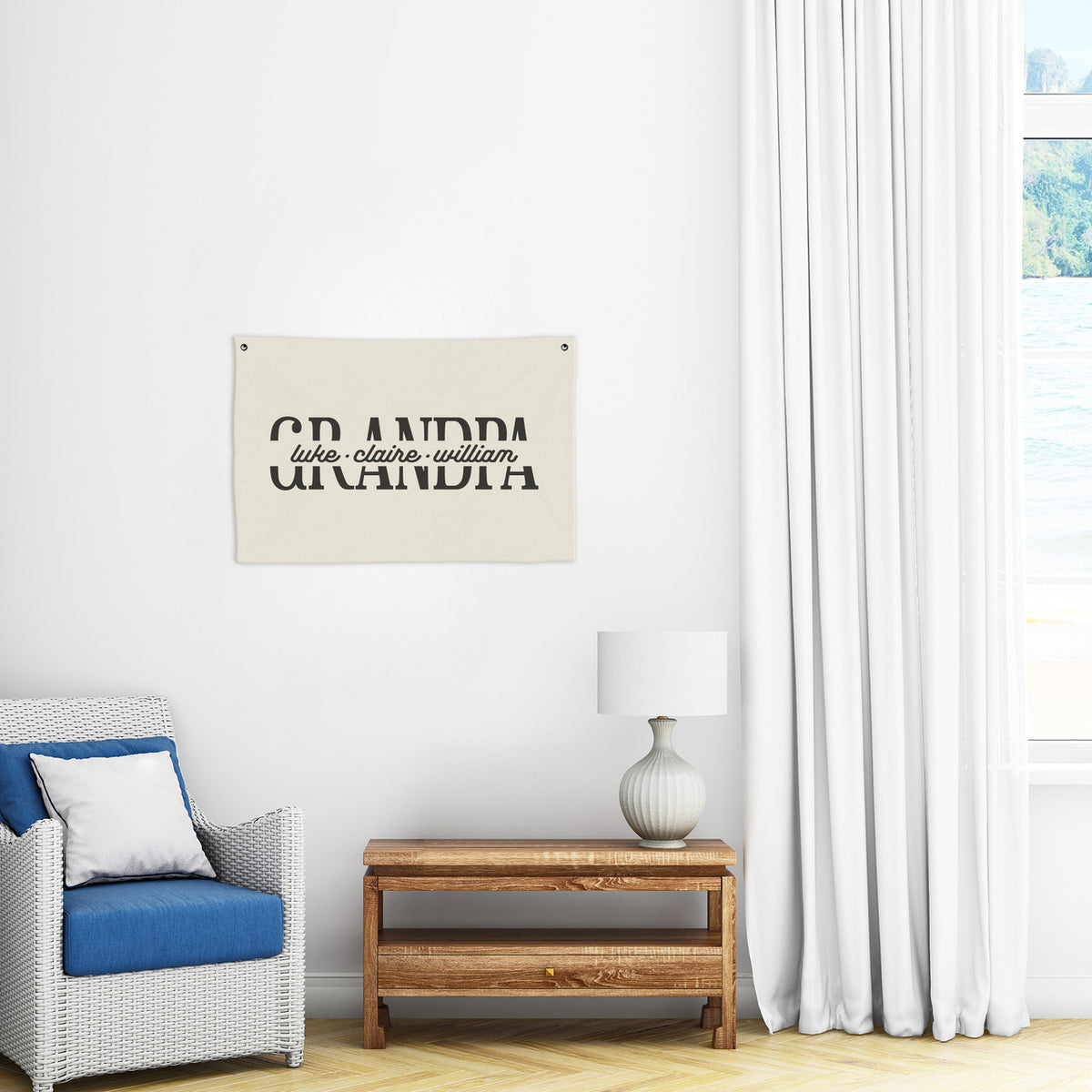 Custom Father's Day Canvas Banner