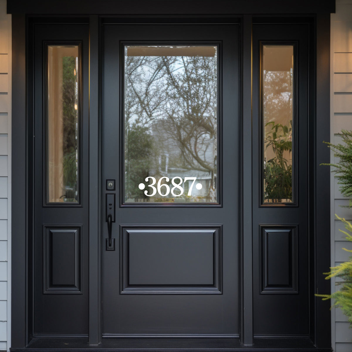 Custom House Number Wall Decal