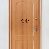 Custom House Number Wall Decal