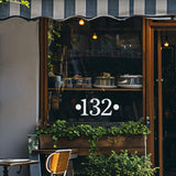 Custom House Number Wall Decal
