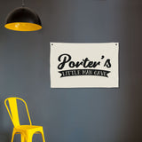 Custom Little Man Cave Canvas Banner